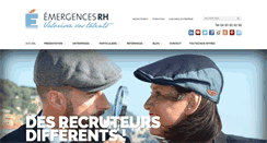 Desktop Screenshot of emergences-rh.com