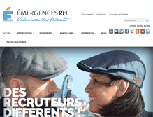 Tablet Screenshot of emergences-rh.com